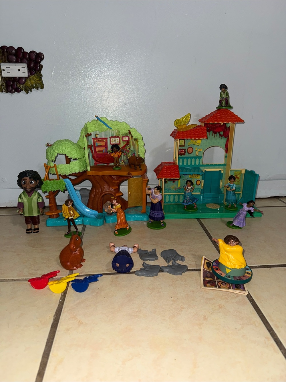 Disney Encanto Mirabel’s & Antonio’s Toy House with Toy Figures Lot Bundle